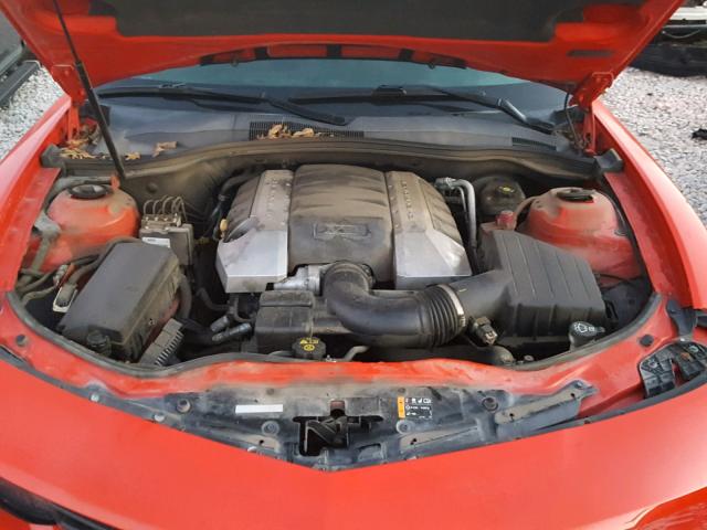 2G1FK1EJ2E9141279 - 2014 CHEVROLET CAMARO 2SS RED photo 7