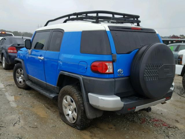 JTEZU11FX8K007831 - 2008 TOYOTA FJ CRUISER BLUE photo 3