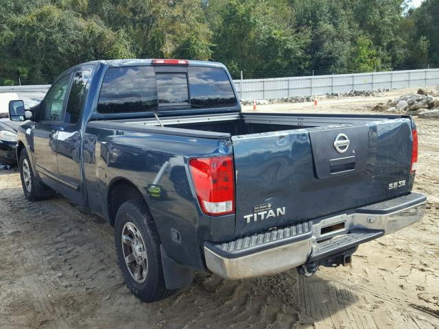 1N6AA06A04N505253 - 2004 NISSAN TITAN XE GRAY photo 3