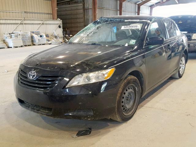 4T1BE46K18U256898 - 2008 TOYOTA CAMRY CE BLACK photo 2