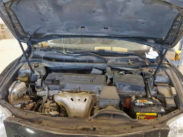 4T1BE46K18U256898 - 2008 TOYOTA CAMRY CE BLACK photo 7