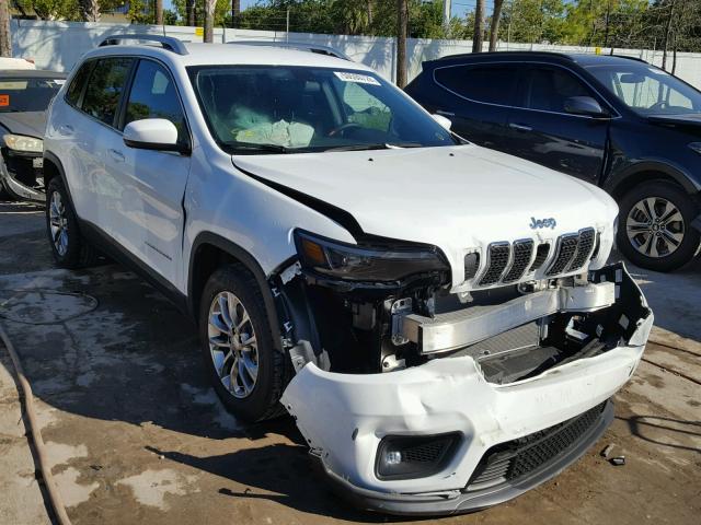 1C4PJLLB5KD143953 - 2019 JEEP CHEROKEE L WHITE photo 1