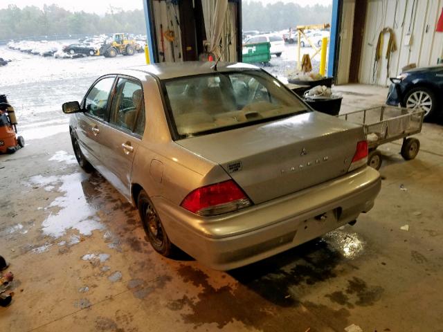 JA3AJ26E72U079130 - 2002 MITSUBISHI LANCER ES SILVER photo 3