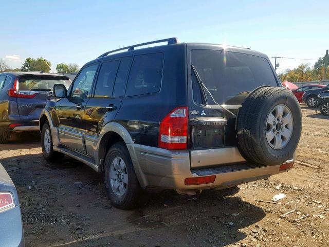 JA4NW51S63J044255 - 2003 MITSUBISHI MONTERO LI BLACK photo 3