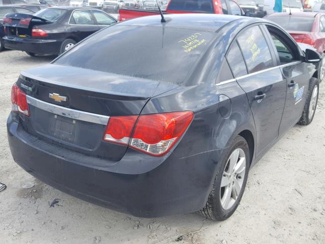 1G1P75SZ0E7259016 - 2014 CHEVROLET CRUZE BLACK photo 4