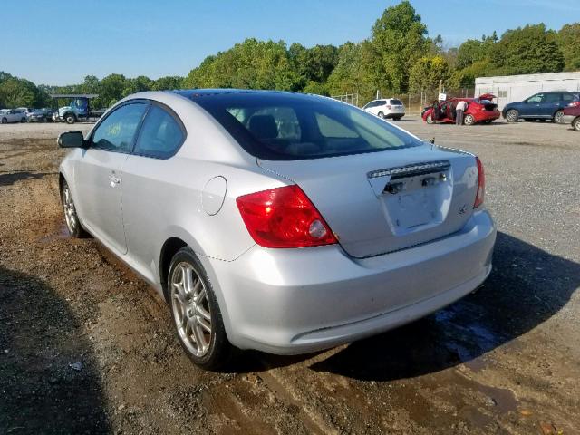 JTKDE167450053359 - 2005 TOYOTA SCION TC ვერცხლისფერი ფოტო 3