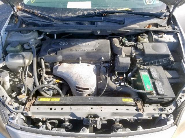 JTKDE167450053359 - 2005 TOYOTA SCION TC ვერცხლისფერი ფოტო 7