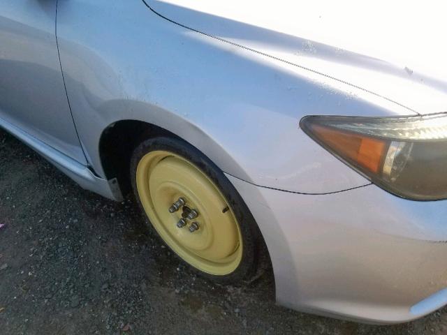 JTKDE167450053359 - 2005 TOYOTA SCION TC ვერცხლისფერი ფოტო 9