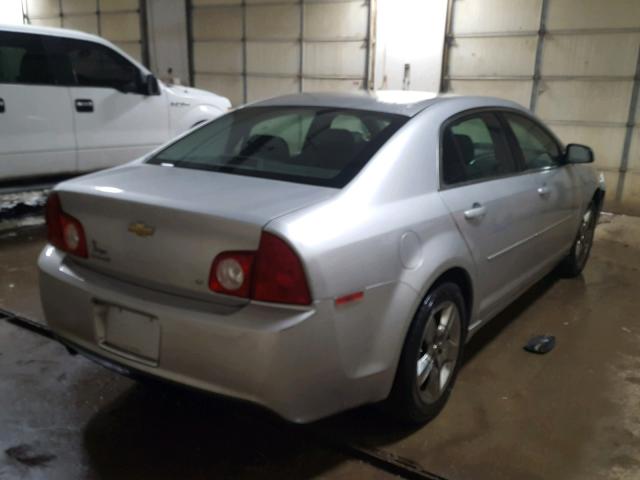 1G1ZH57B69F236370 - 2009 CHEVROLET MALIBU 1LT SILVER photo 4