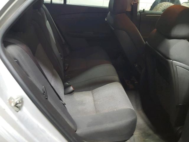 1G1ZH57B69F236370 - 2009 CHEVROLET MALIBU 1LT SILVER photo 6