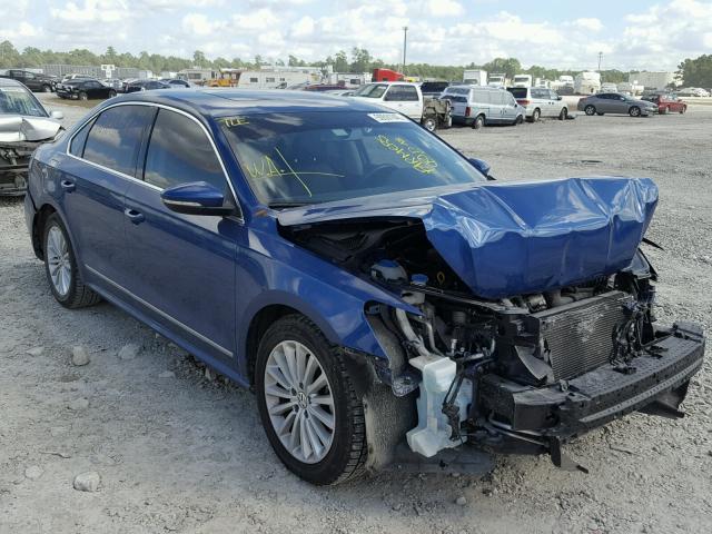 1VWBS7A37GC052641 - 2016 VOLKSWAGEN PASSAT SE BLUE photo 1