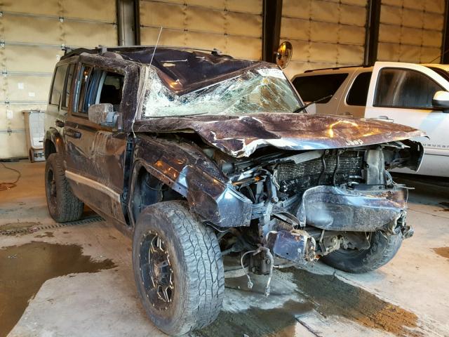 1J4RG4GK1AC125715 - 2010 JEEP COMMANDER BLUE photo 1