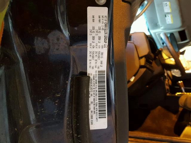 1J4RG4GK1AC125715 - 2010 JEEP COMMANDER BLUE photo 10