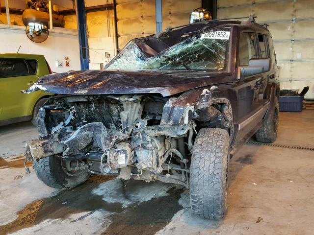 1J4RG4GK1AC125715 - 2010 JEEP COMMANDER BLUE photo 2