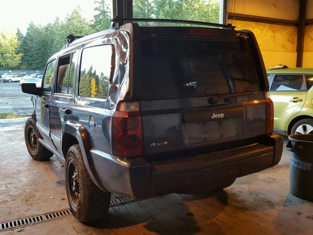 1J4RG4GK1AC125715 - 2010 JEEP COMMANDER BLUE photo 3