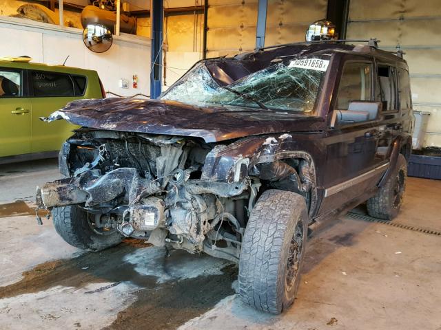 1J4RG4GK1AC125715 - 2010 JEEP COMMANDER BLUE photo 4