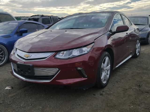 1G1RC6S57GU125826 - 2016 CHEVROLET VOLT LT RED photo 2