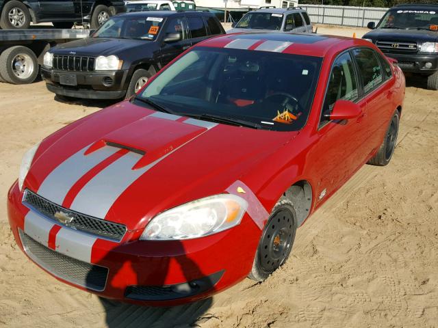 2G1WD58C779152893 - 2007 CHEVROLET IMPALA SUP წითელი ფოტო 2
