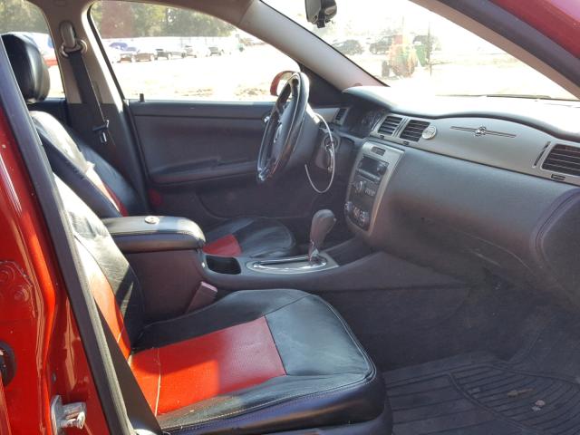 2G1WD58C779152893 - 2007 CHEVROLET IMPALA SUP წითელი ფოტო 5