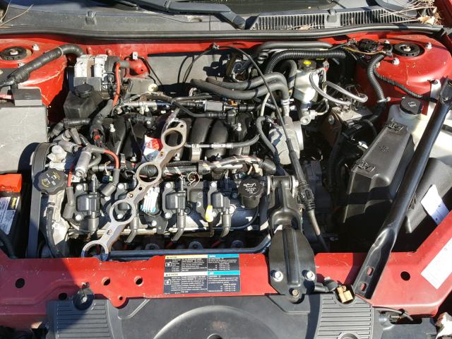 2G1WD58C779152893 - 2007 CHEVROLET IMPALA SUP წითელი ფოტო 7