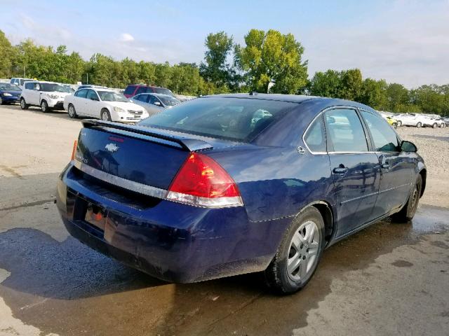 2G1WB58K179267017 - 2007 CHEVROLET IMPALA LS BLUE photo 4