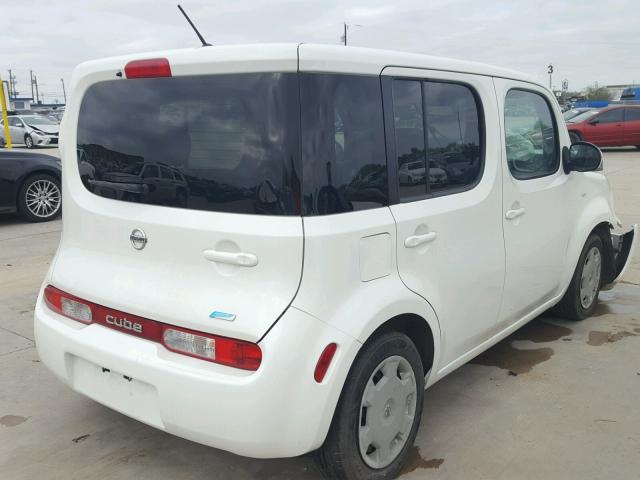 JN8AZ2KR9DT302994 - 2013 NISSAN CUBE S WHITE photo 4