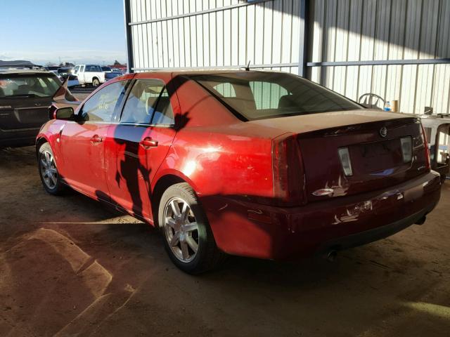 1G6DW677670131498 - 2007 CADILLAC STS RED photo 3