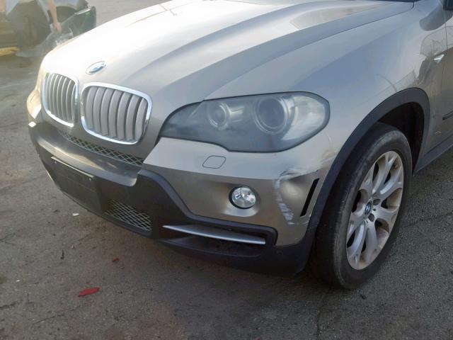 5UXFE83508L161099 - 2008 BMW X5 4.8I GRAY photo 9