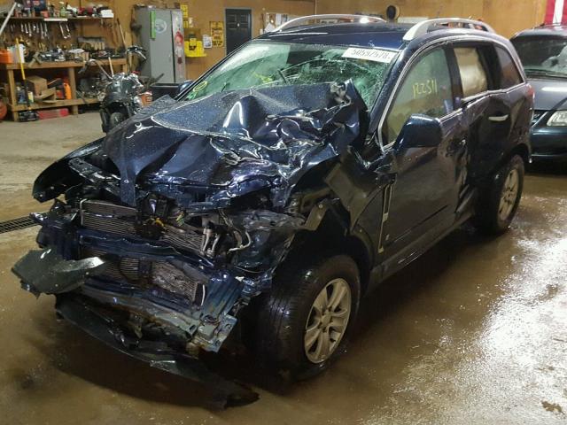 3GSDL43N58S732303 - 2008 SATURN VUE XE BLUE photo 2