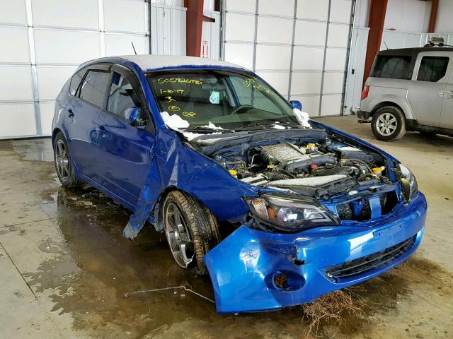 JF1GH74628G805974 - 2008 SUBARU IMPREZA WR BLUE photo 1