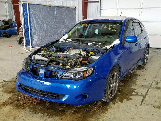 JF1GH74628G805974 - 2008 SUBARU IMPREZA WR BLUE photo 2