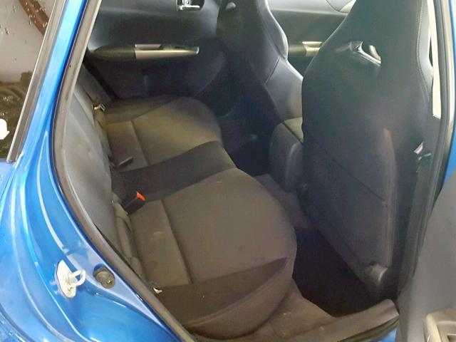 JF1GH74628G805974 - 2008 SUBARU IMPREZA WR BLUE photo 6