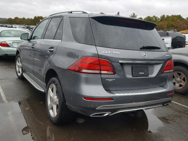 4JGDA5HB1JB003184 - 2018 MERCEDES-BENZ GLE 350 4M GRAY photo 3