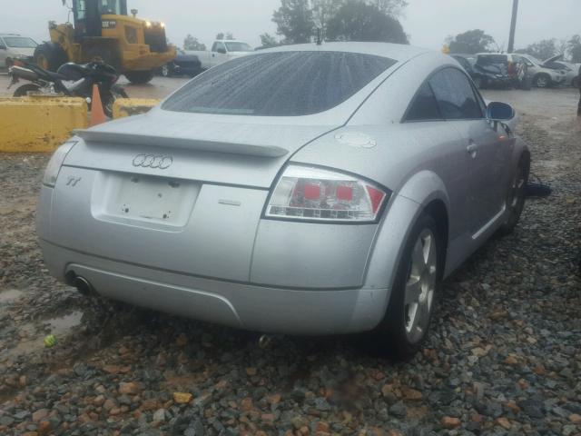 TRUUC28N3Y1052495 - 2000 AUDI TT QUATTRO SILVER photo 4