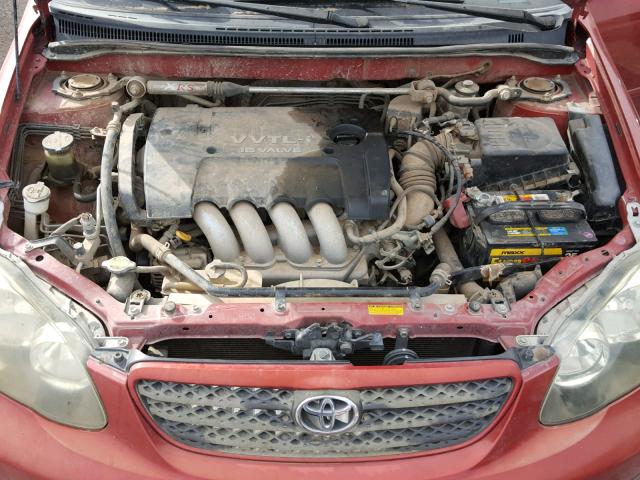 2T1BY32EX6C551031 - 2006 TOYOTA COROLLA XR 红色 照片 7