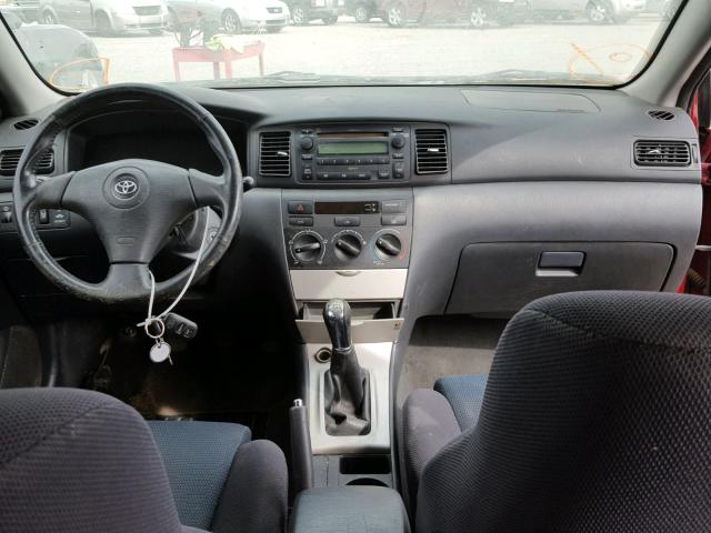 2T1BY32EX6C551031 - 2006 TOYOTA COROLLA XR 红色 照片 9