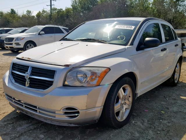 1B3HB48B77D415279 - 2007 DODGE CALIBER SX WHITE photo 2