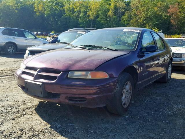 1B3EJ46X5XN560769 - 1999 DODGE STRATUS MAROON photo 2