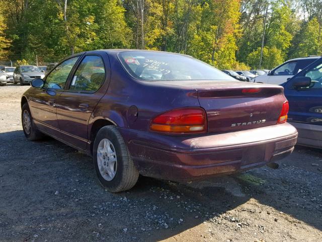 1B3EJ46X5XN560769 - 1999 DODGE STRATUS MAROON photo 3