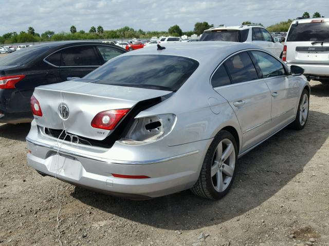 WVWHN7AN1BE700798 - 2011 VOLKSWAGEN CC LUXURY SILVER photo 4