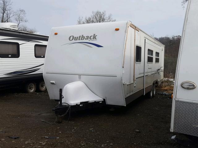 4YDT28B285G912987 - 2005 KEYSTONE OUTBACK WHITE photo 2