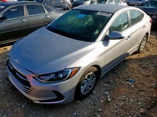 5NPD74LF6HH104494 - 2017 HYUNDAI ELANTRA SE SILVER photo 2