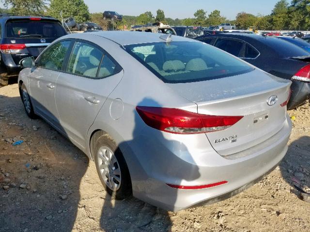 5NPD74LF6HH104494 - 2017 HYUNDAI ELANTRA SE SILVER photo 3