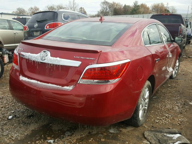 1G4GC5ER7DF325589 - 2013 BUICK LACROSSE RED photo 4