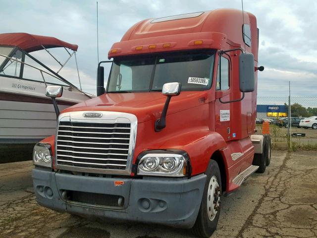 1FUJBBCK97PX36923 - 2007 FREIGHTLINER CONVENTION RED photo 2