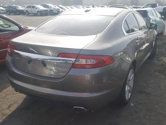 SAJWA05B59HR46774 - 2009 JAGUAR XF LUXURY GRAY photo 4