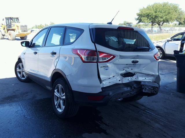 1FMCU0F79EUE07431 - 2014 FORD ESCAPE S WHITE photo 3