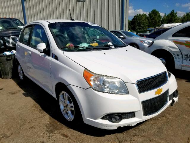 KL1TD6DE0AB116760 - 2010 CHEVROLET AVEO LS WHITE photo 1