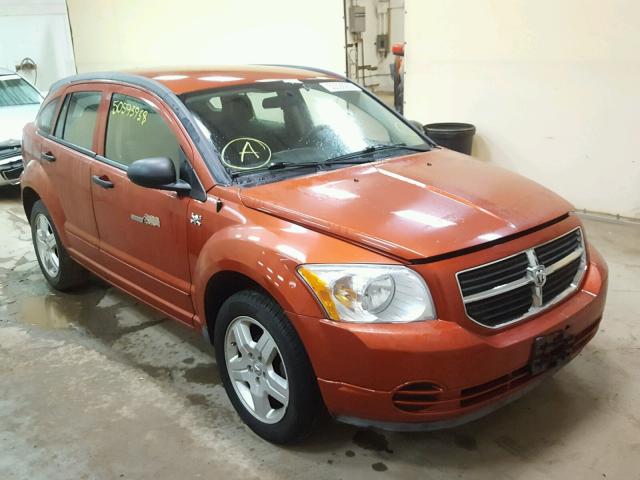 1B3HB48B28D670651 - 2008 DODGE CALIBER SX ORANGE photo 1