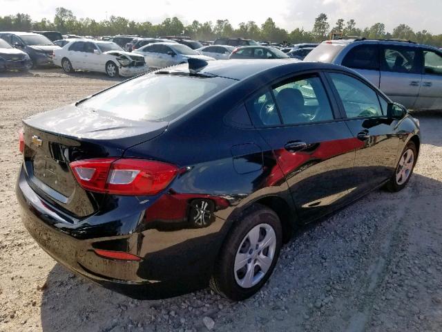 1G1BC5SM9J7138196 - 2018 CHEVROLET CRUZE LS BLACK photo 4